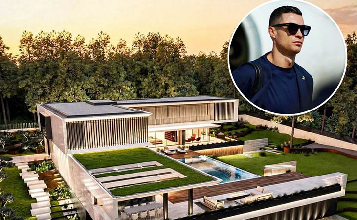 كريستيانو رونالدو يبني أغلى منزل في البرتغال